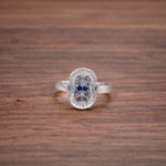 Dual Bloom Pure Silver Ring