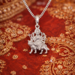 925 Silver Maa Durga Pendant (only pendant)