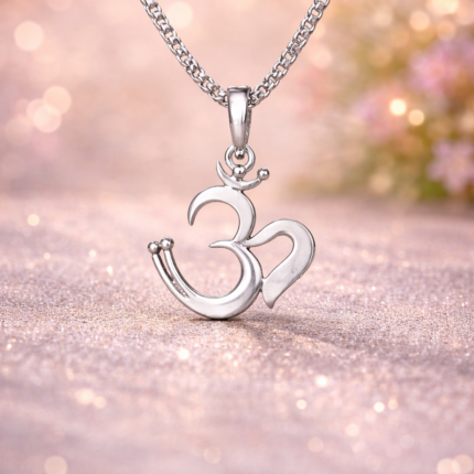 Om Symbol 925 Silver Pendant