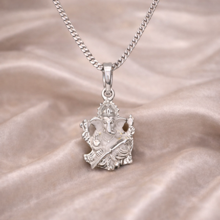 Lord Ganesha 925 Silver Pendant