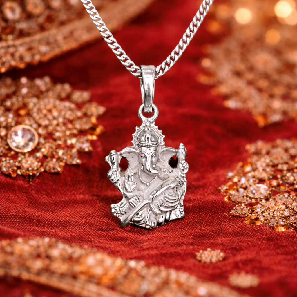 ChatGPT Image Feb 4, 2026, 07_36_51 PM Lord Ganesha 925 Silver Pendant