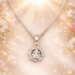 Ganesh Lotus 925 Silver Pendant