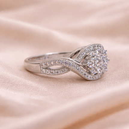 Twilight Bloom 925 Silver Ring