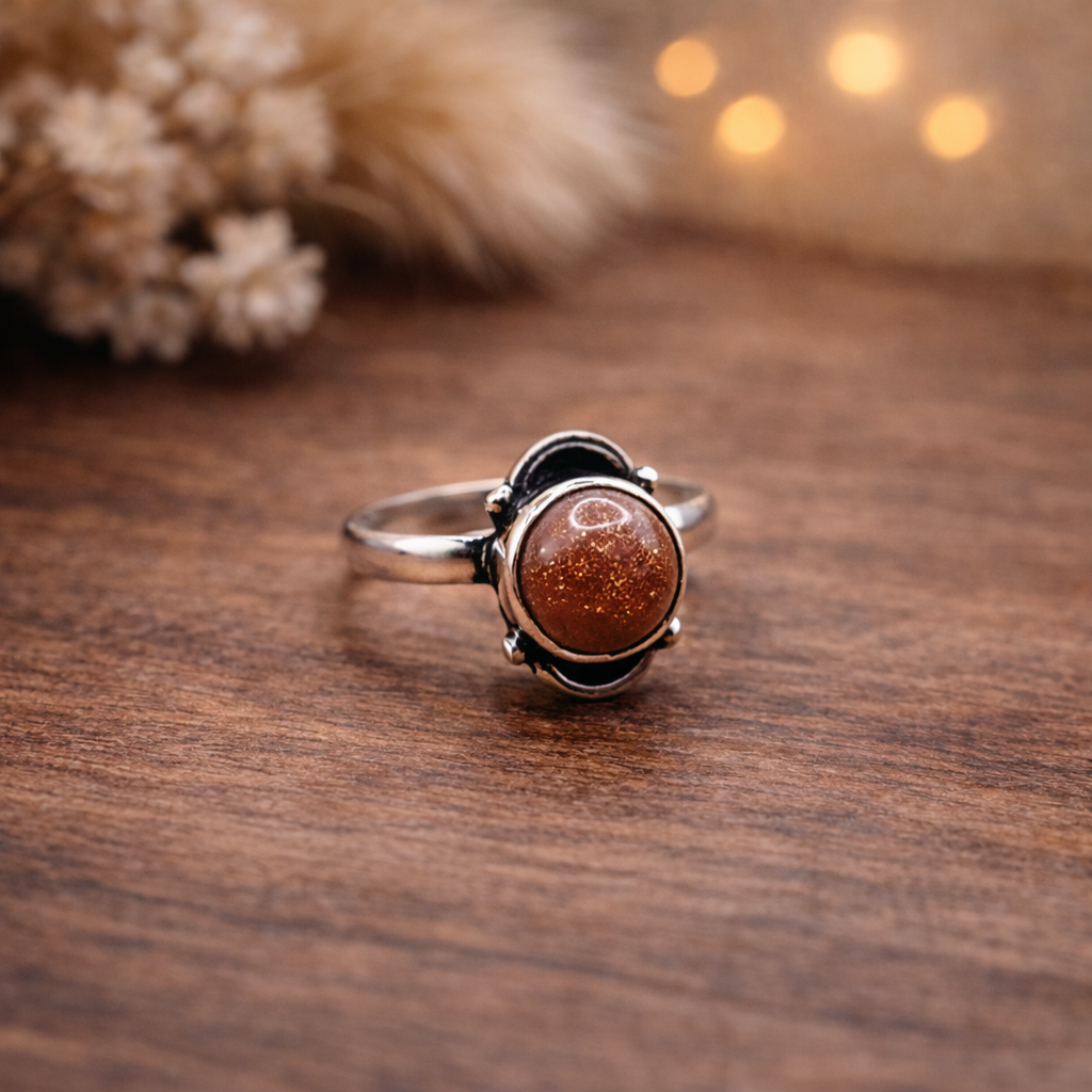 ChatGPT Image Jan 29, 2026, 02_50_59 PM 925 Sterling Silver Golden Sandstone Statement Ring