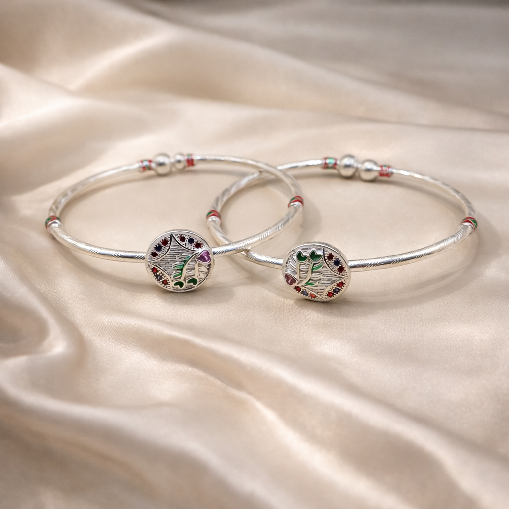ChatGPT Image Mar 7, 2026, 10_40_41 AM Elegant Pure Silver Bangles