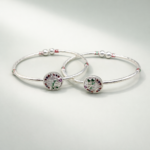 Elegant Pure Silver Bangles