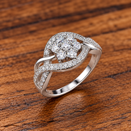 Twilight Bloom 925 Silver Ring