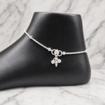 Pure Silver Beaded Payal