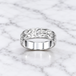 WhisperLeaf Pure Silver Ring