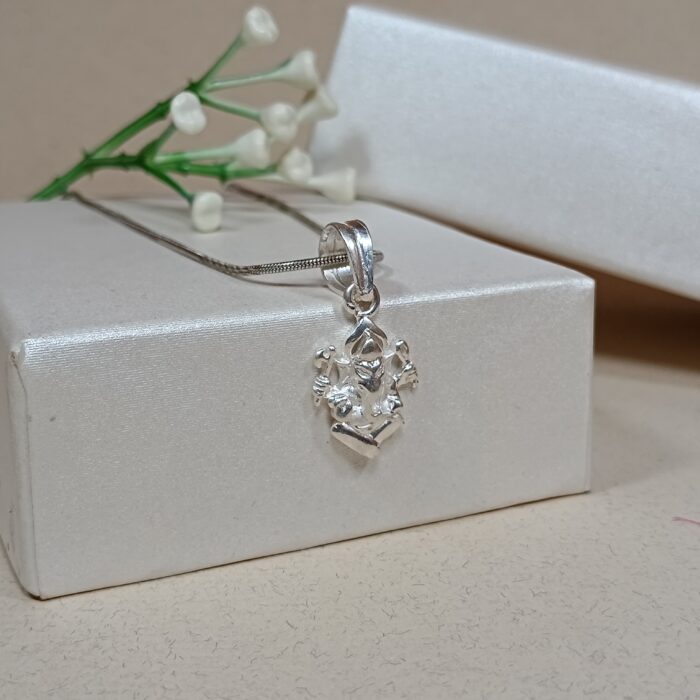 925 Silver Sitting Ganesha Pendant