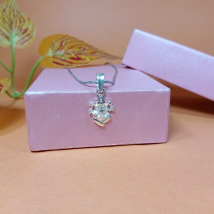 925 Silver Sitting Ganesha Pendant