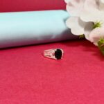 Pure Silver Midnight Charm Ring