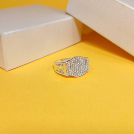 Bold Silver Men's Ring