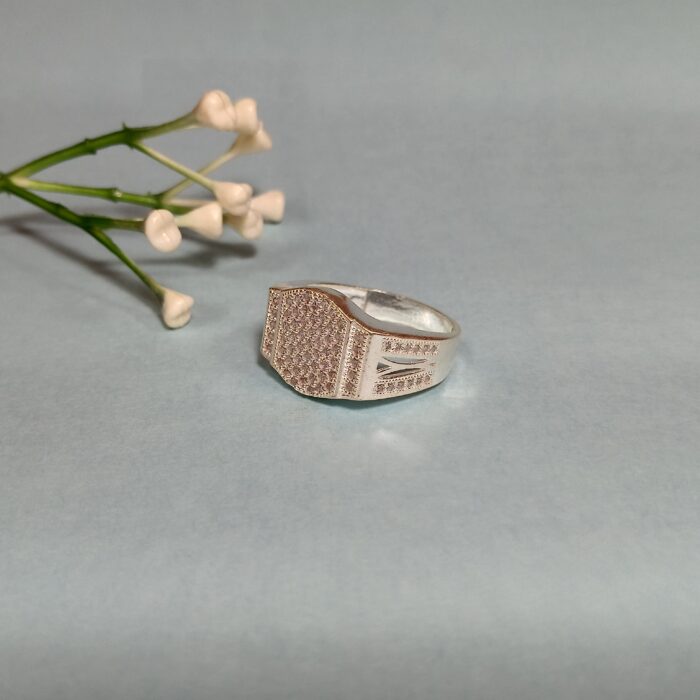Bold Silver Men's Ring