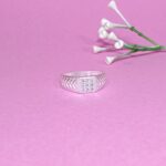 Leaf Crest Pure Silver Ring