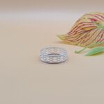 LaceGlow Pure Silver Ring