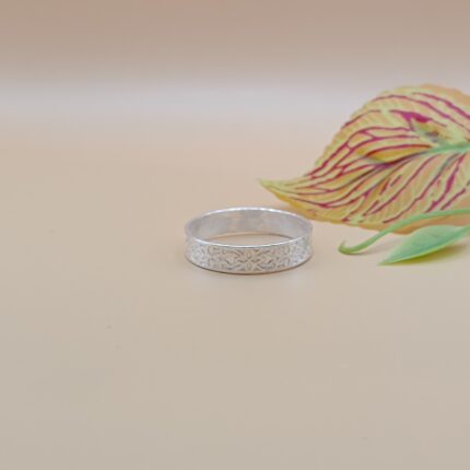 EternaFlora Pure Silver Ring