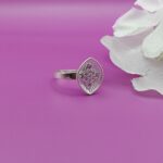 Starburst Spark Pure Silver Ring