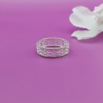 LaceGlow Pure Silver Ring