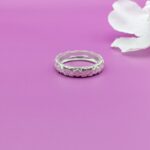 CrestEdge Pure Silver Ring