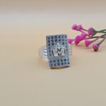 Pure Silver Om Radiance Ring