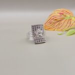 Pure Silver Om Radiance Ring