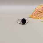 Pure Silver Midnight Charm Ring