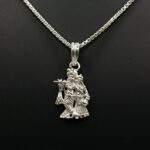 Radha Krishna 925 Silver Pendant