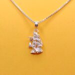 Radha Krishna 925 Silver Pendant