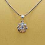 Ganesh Lotus 925 Silver Pendant