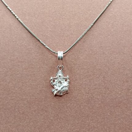 Lord Ganesha 925 Silver Pendant