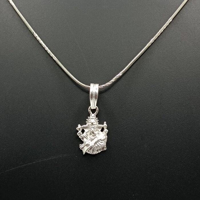Lord Ganesha 925 Silver Pendant