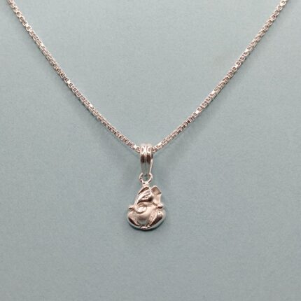 Minimal Ganesha 925 Silver Pendant