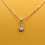 Minimal Ganesha 925 Silver Pendant
