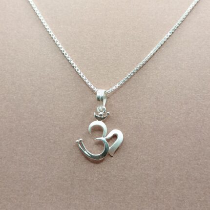 Om Symbol 925 Silver Pendant