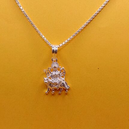 925 Silver Maa Durga Pendant