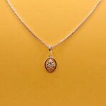 925 Silver Lord Ganesha Oval Pendant