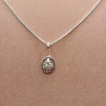 925 Silver Lord Ganesha Oval Pendant