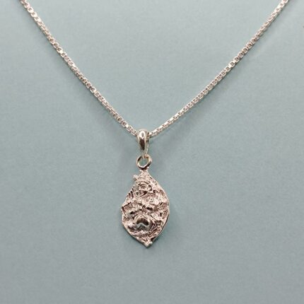 925 Silver Bal Gopal Leaf Pendant