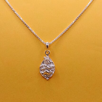 925 Silver Bal Gopal Leaf Pendant