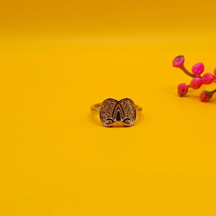 925 Silver Abstract Butterfly Ring