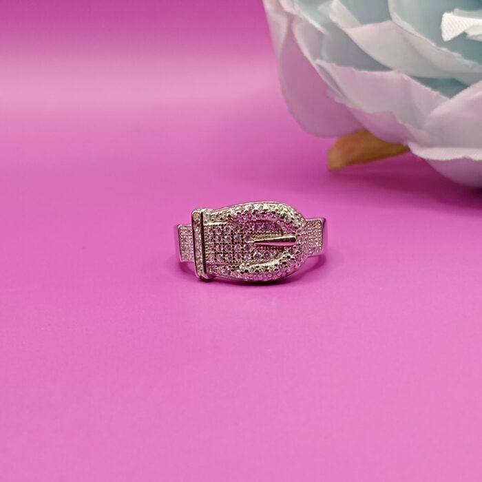 925 Silver Buckle Ring