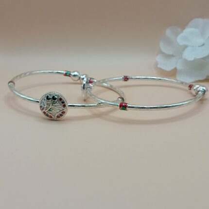 Elegant Pure Silver Bangles