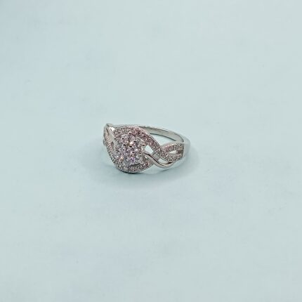 Radiant Twist 925 Silver Ring