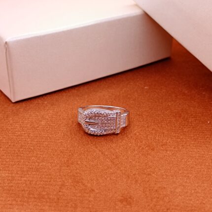 925 Silver Buckle Ring