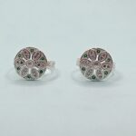 Pure Silver Antique Floral Toe Rings