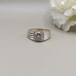 925 Silver White Stone Ring