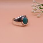 925 Silver Blue Turquoise Ring