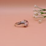 925 Silver Light Purple Stone Ring