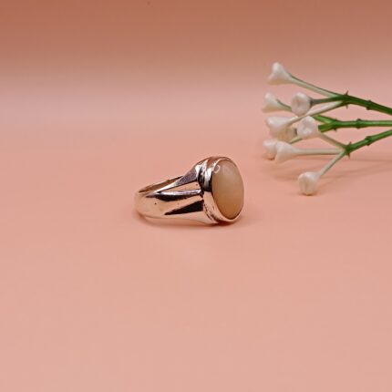 925 Silver Ring with Natural Stone